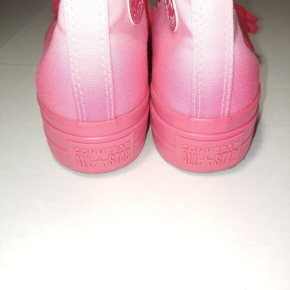 Converse Chuck Taylor All Star Platform Gradient Pink Women’s High Top Sz 5 - Picture 7 of 9